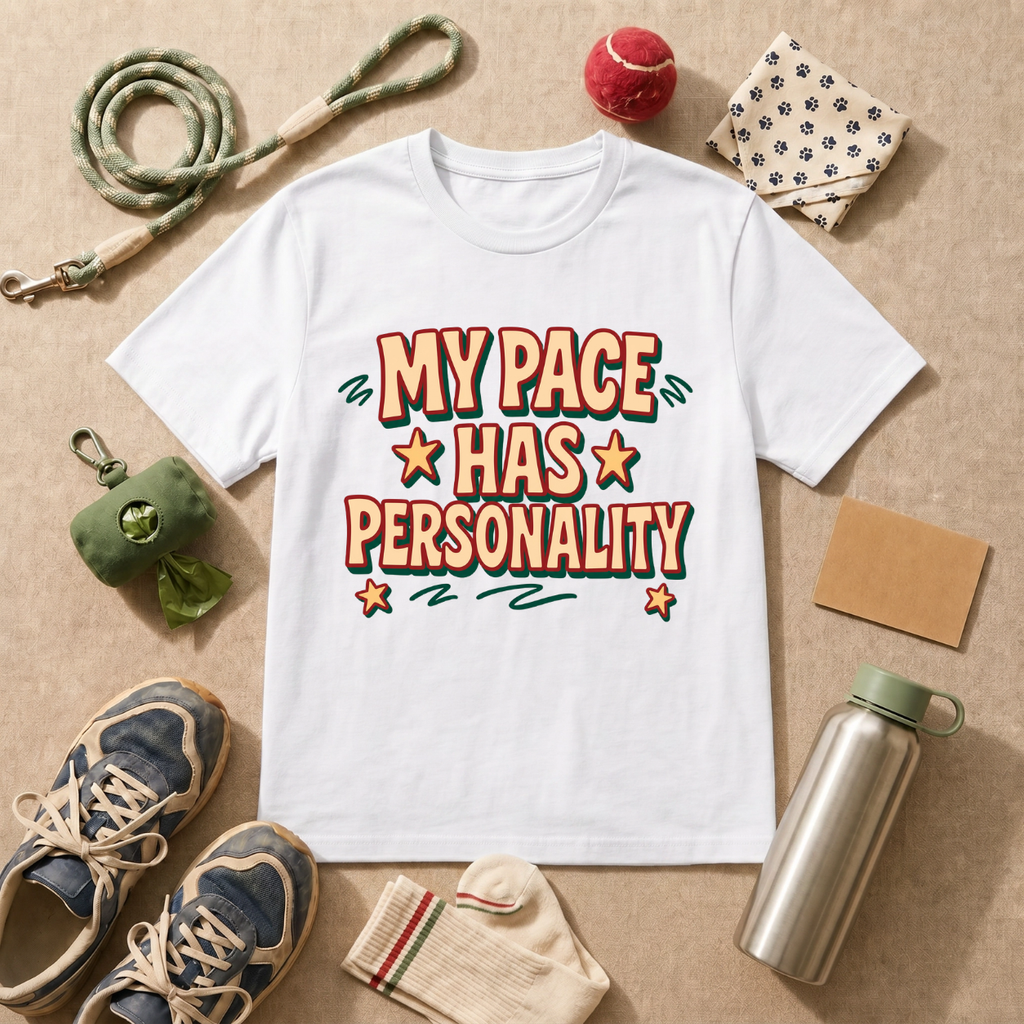 My Pace Has Personality - Light Blue