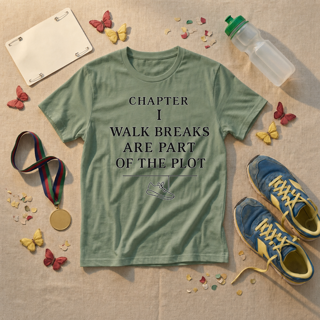Walk Breaks Are Part Of The Plot T-Shirt - view 1