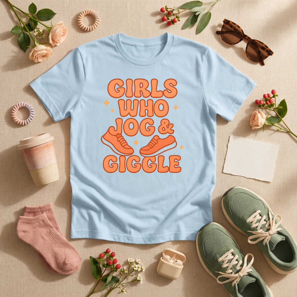 Girls Who Jog Giggle T-Shirt - view 3