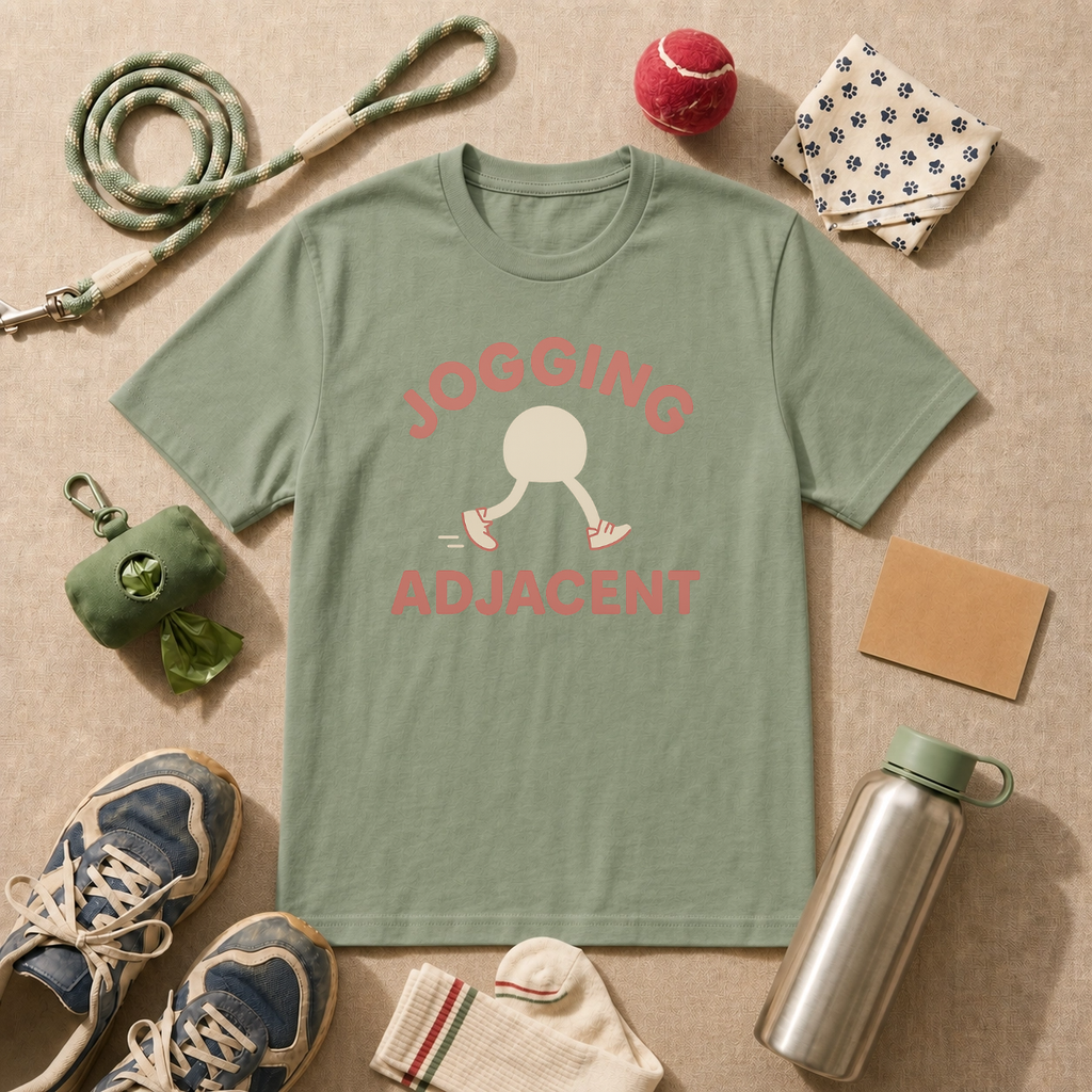 Jogging Adjacent - White