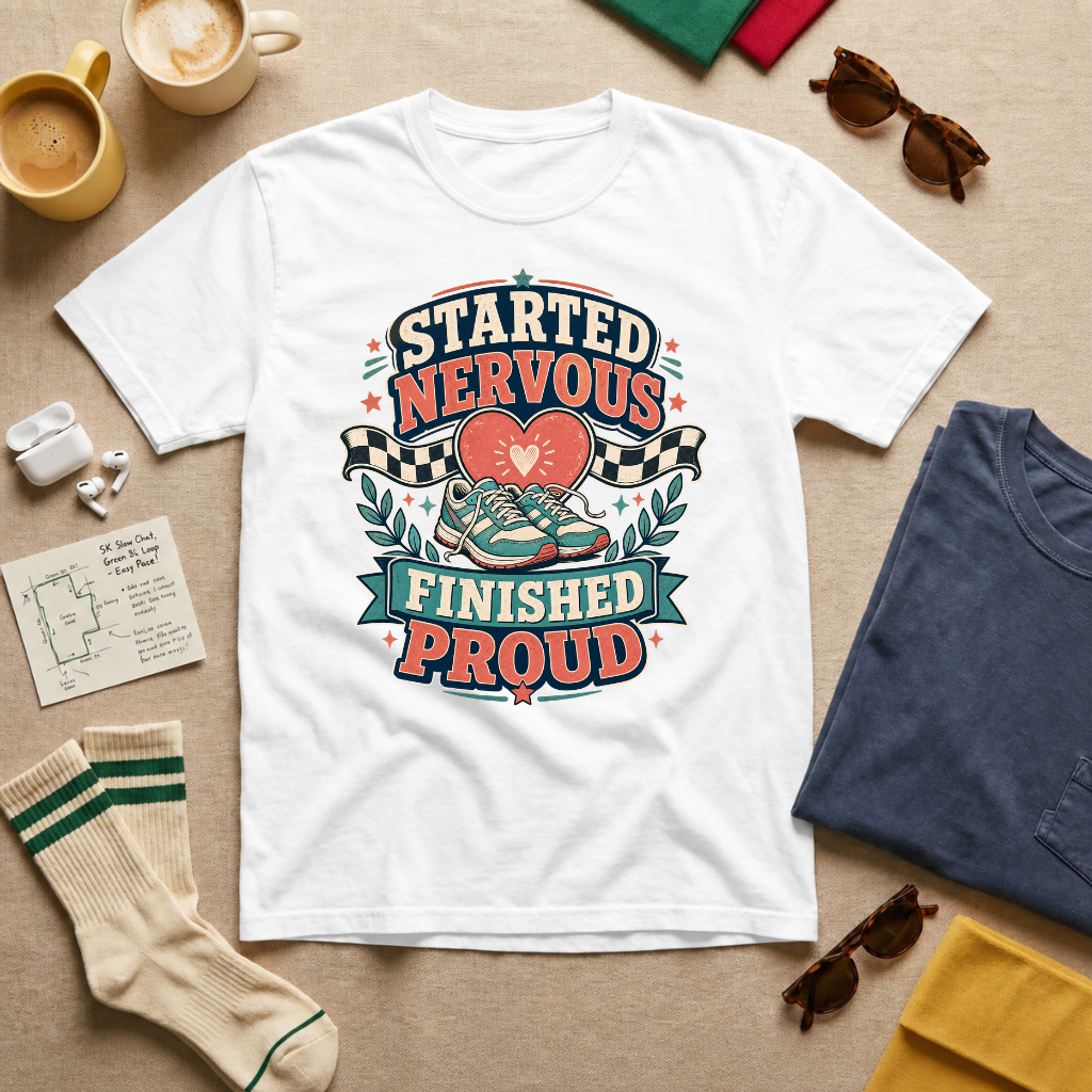 Started Nervous Finished Proud