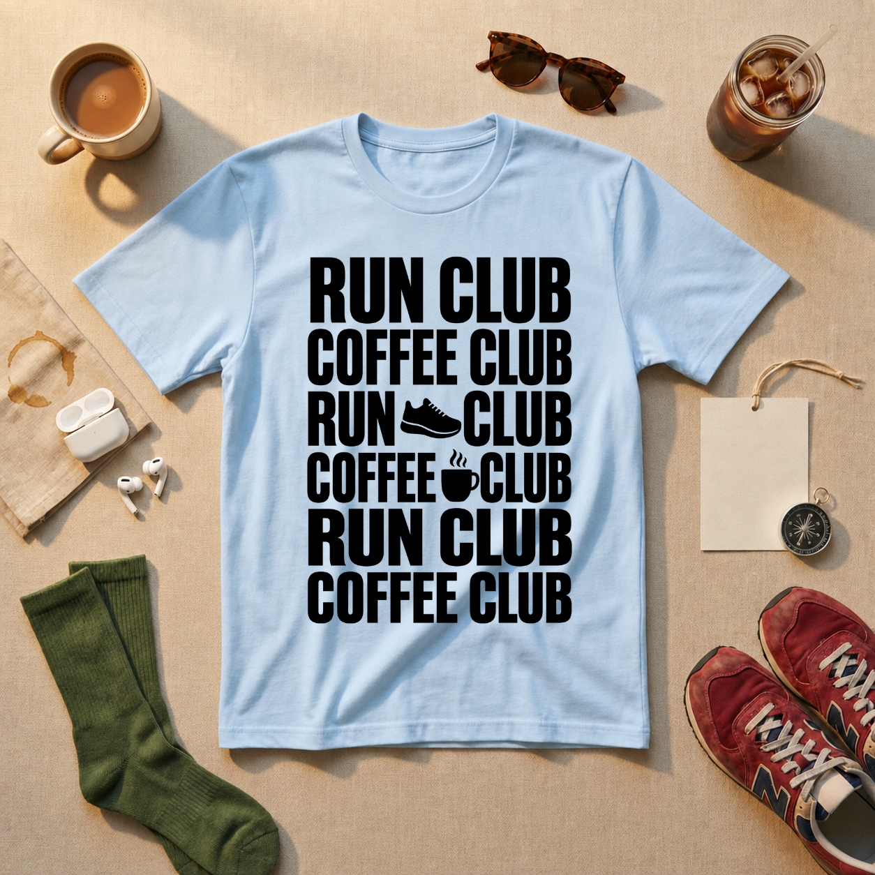 Run Club Coffee Club T-Shirt - view 3