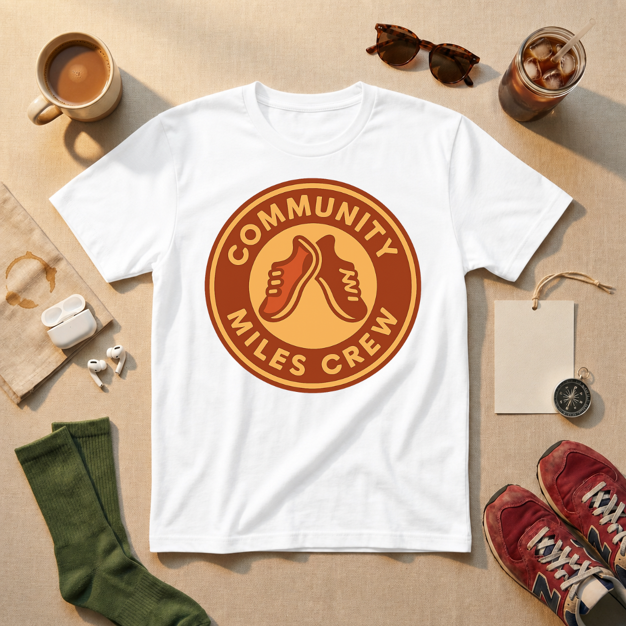 Community Miles Crew - Light Blue