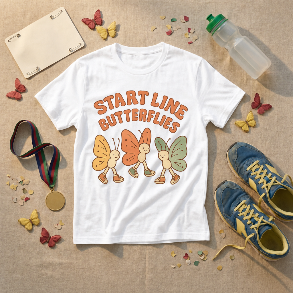 Start Line Butterflies T-Shirt - view 5