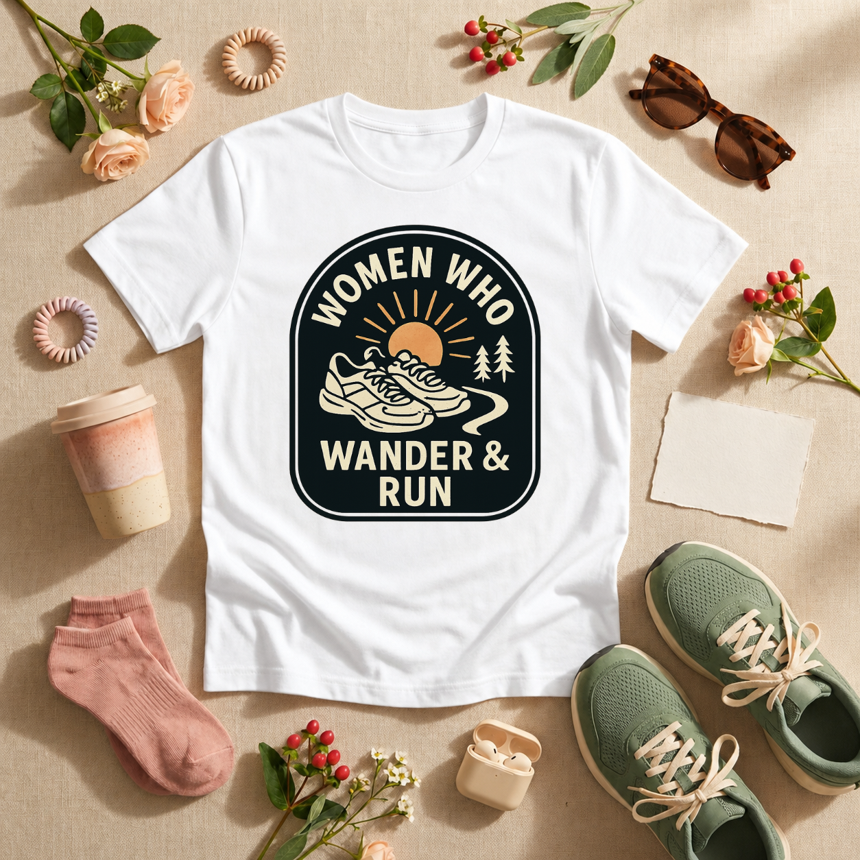 Women Who Wander Run T-Shirt - view 5
