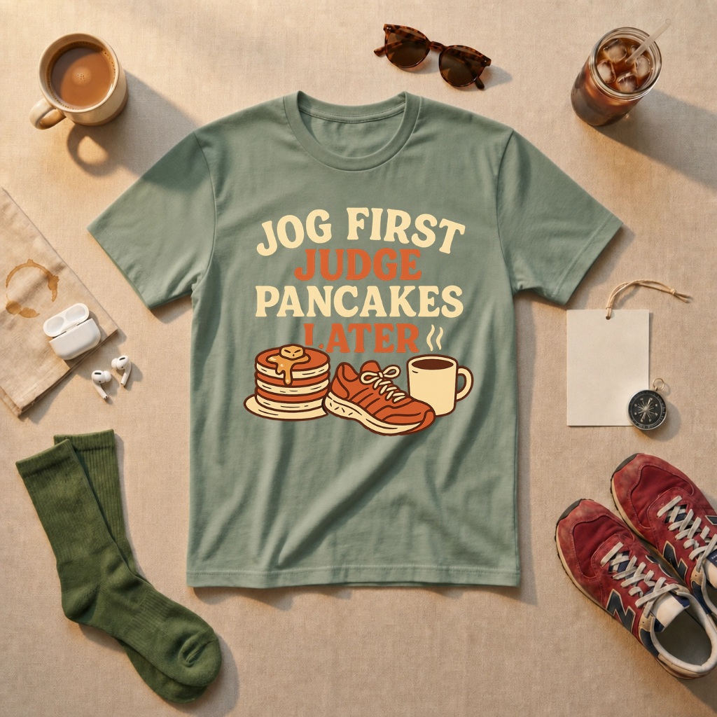 Jog First Judge Pancakes Later