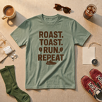 Roast Toast Run Repeat T-Shirt - view 1